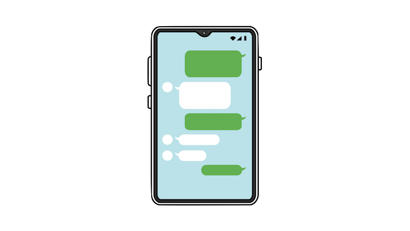 LINEでのコミュニケーション LINEでのコミュニケーション